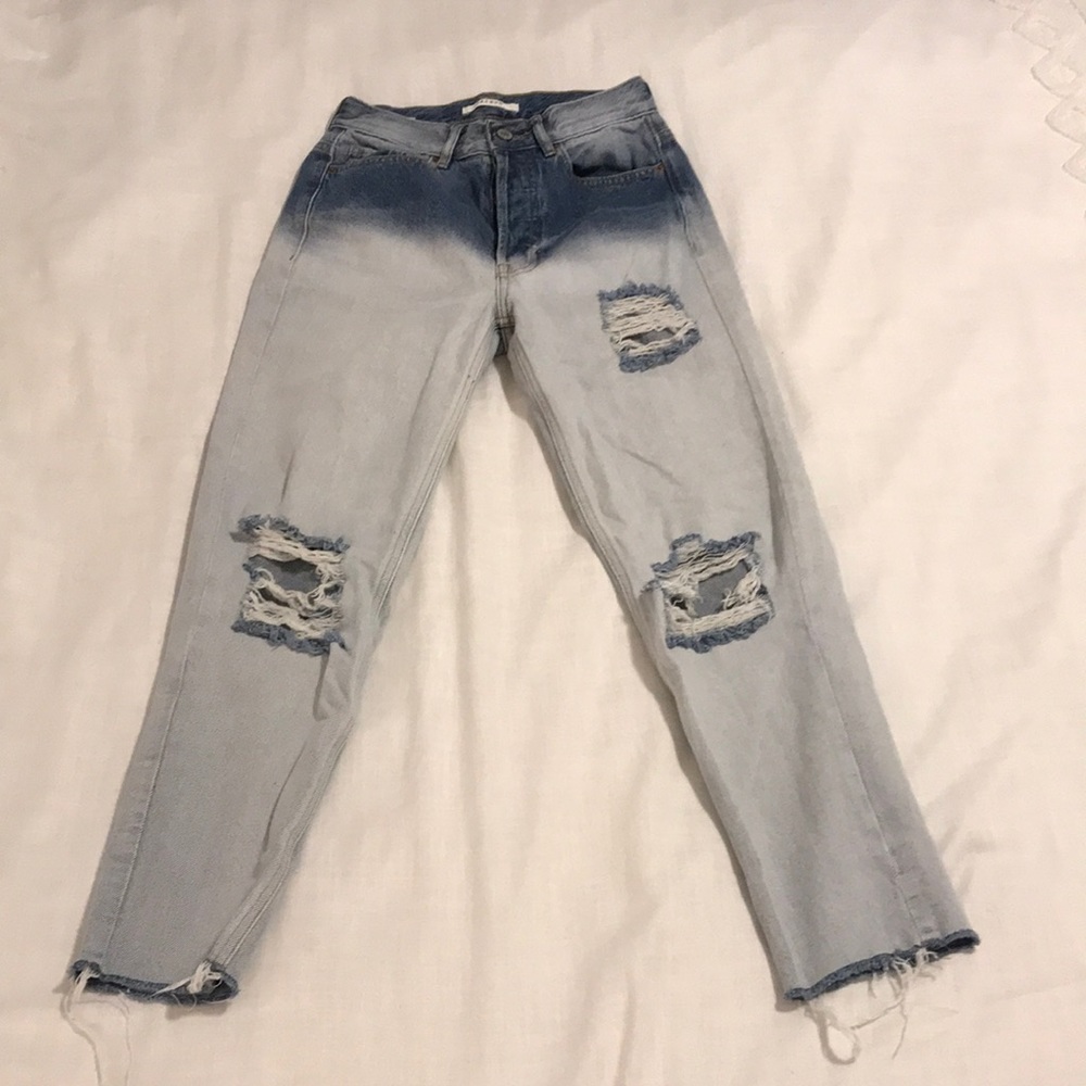 super cute denim to whitewash, high rise jeans